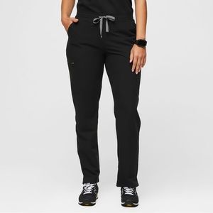 Figs Black Yola Skinny Scub Pants Small Petite